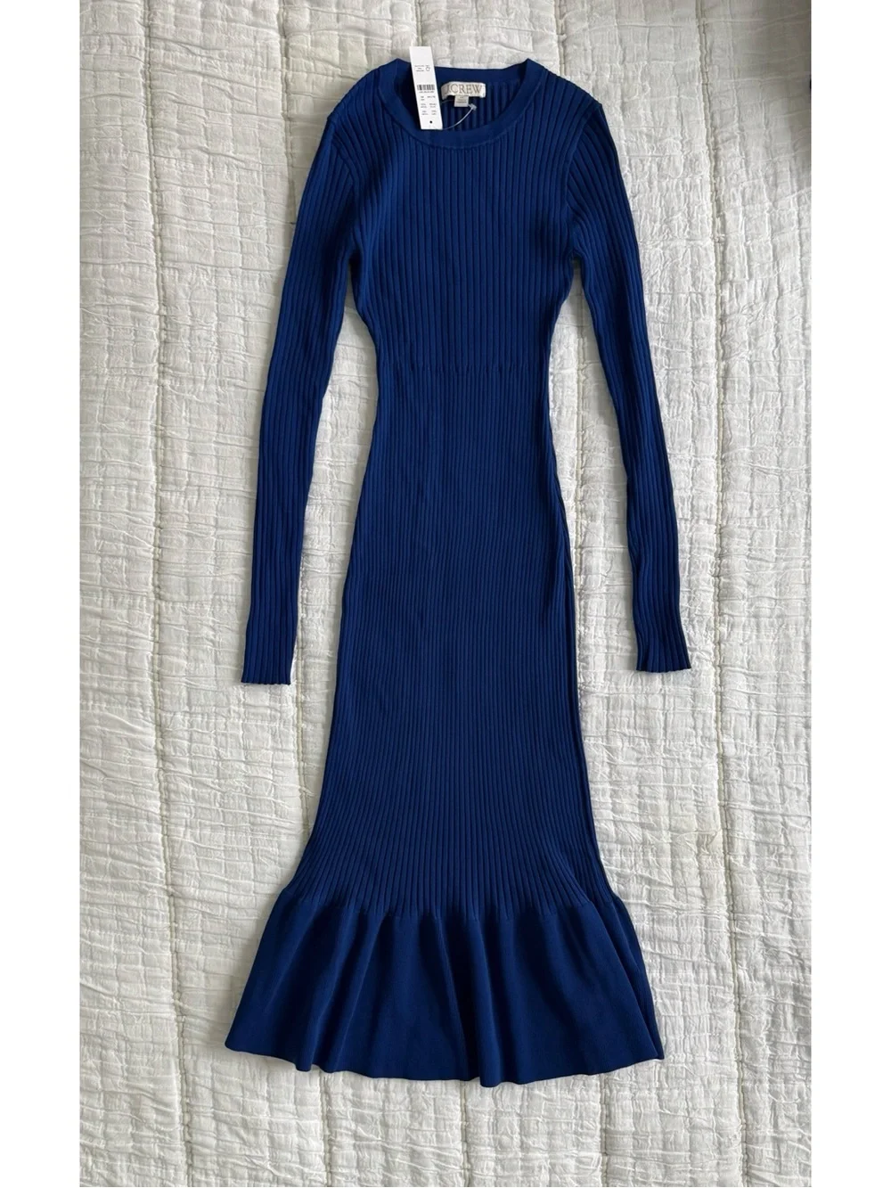 J. Crew Super-stretch Ruffle Sweater-dress - Picture 4 of 8